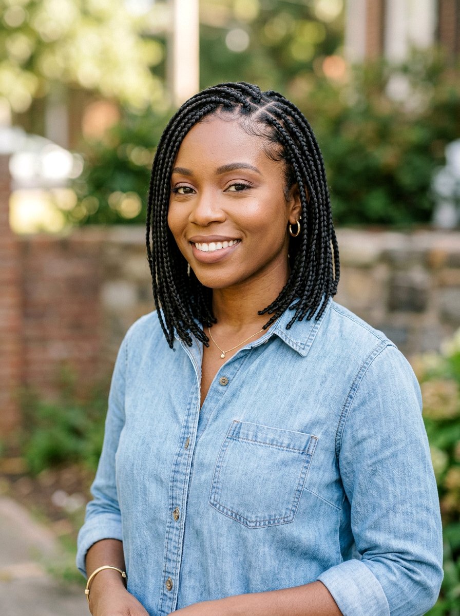 Small Box Braids Short Hair - 20 small box braids hairstyles - 20 small box braids hairstyles