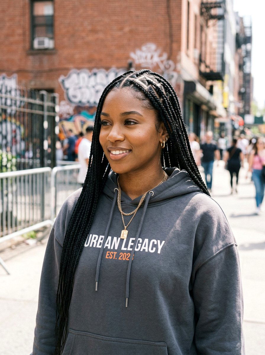 Small Box Braids Triangle Part - 20 small box braids hairstyles - 20 small box braids hairstyles