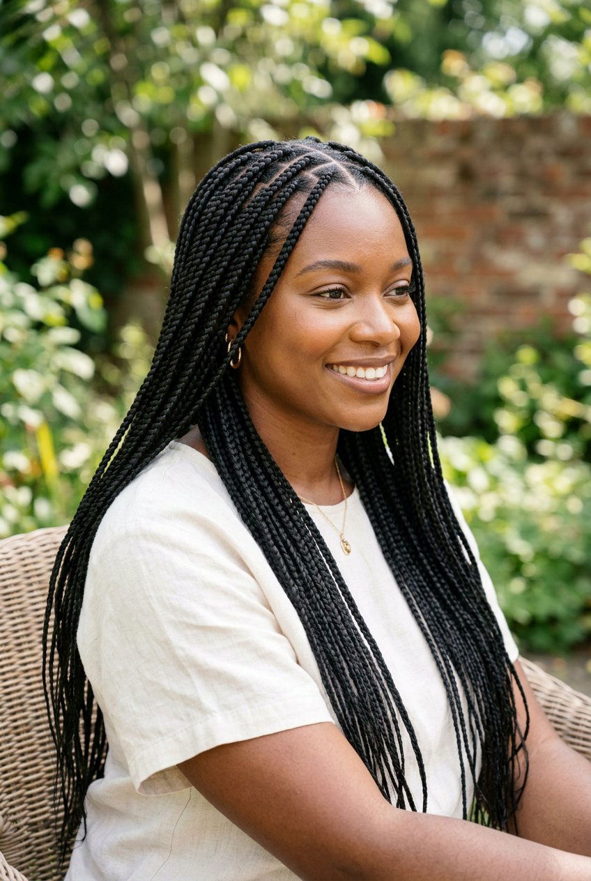 Small Box Braids - 20 box braids hairstyles - 20 box braids hairstyles