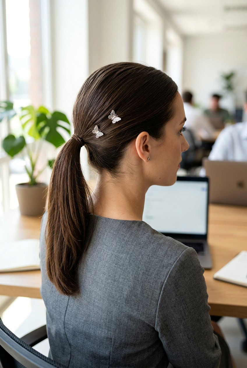 Small Butterfly Clip Ponytail - 20 butterfly clip ponytail hairstyle - 20 butterfly clip ponytail hairstyle