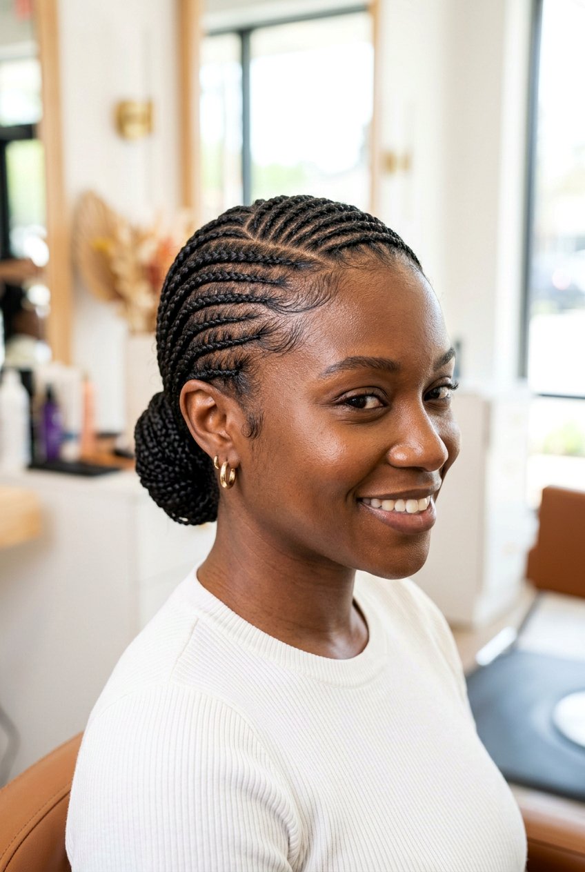 Small Feed In Stitch Braids - 20 stitch braids hairstyles - 20 stitch braids hairstyles