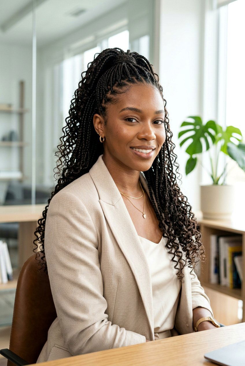 Small Goddess Knotless Braids - 20 goddess knotless braids styles - 20 goddess knotless braids styles