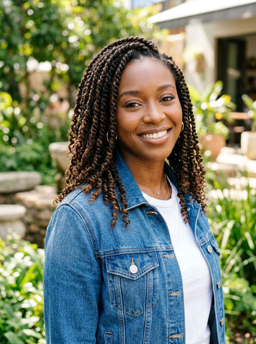 Small Shoulder Length Passion Twists - 20 shoulder length passion twists - 20 shoulder length passion twists