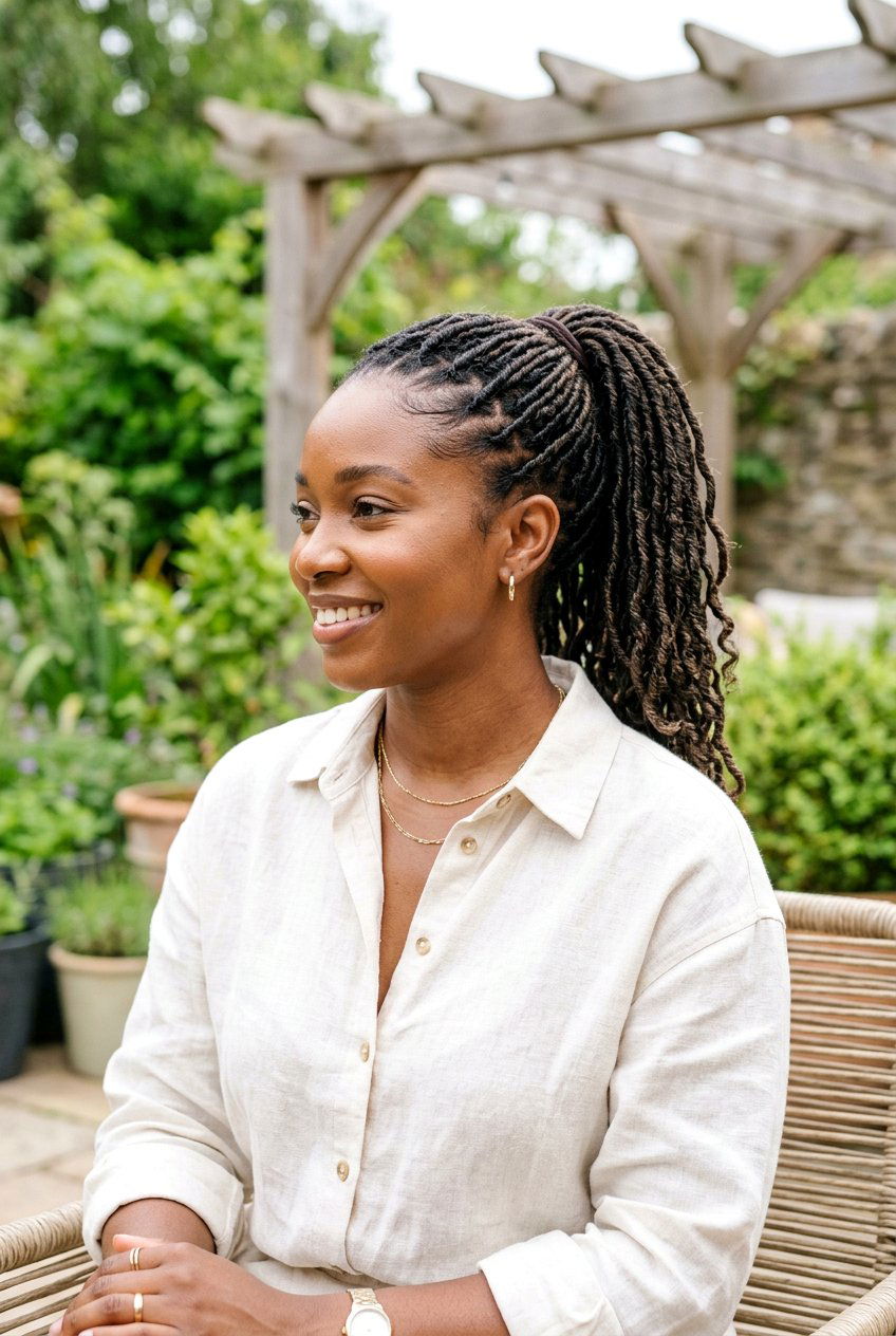 Small Soft Loc Ponytail - 20 soft loc ponytail hairstyles - 20 soft loc ponytail hairstyles