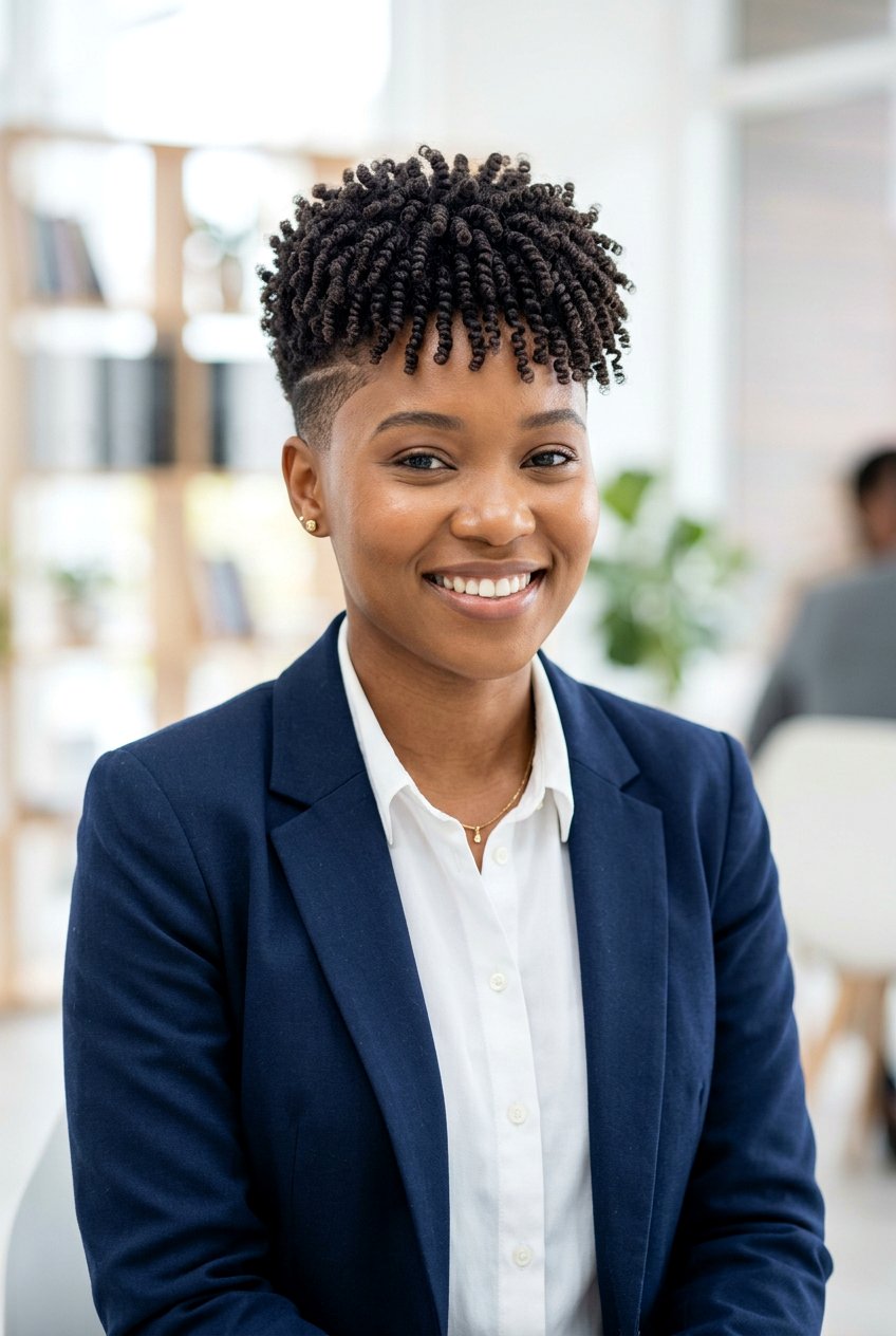 Small Twist Out For Definition - 20 twist out on tapered natural hair - 20 twist out on tapered natural hair