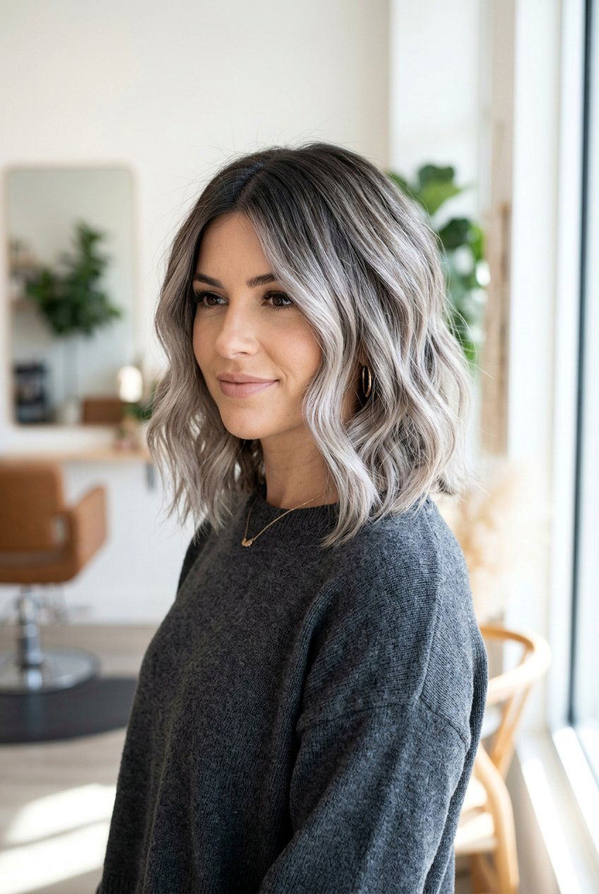 Smoky Ash Blonde Balayage - 20 ash blonde balayage - 20 ash blonde balayage