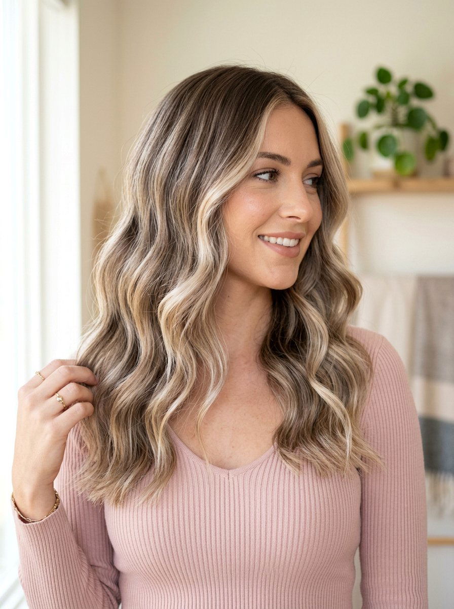 Smoky Bronde Balayage With Beige Blonde Tones - 20 smoky bronde balayage - 20 smoky bronde balayage