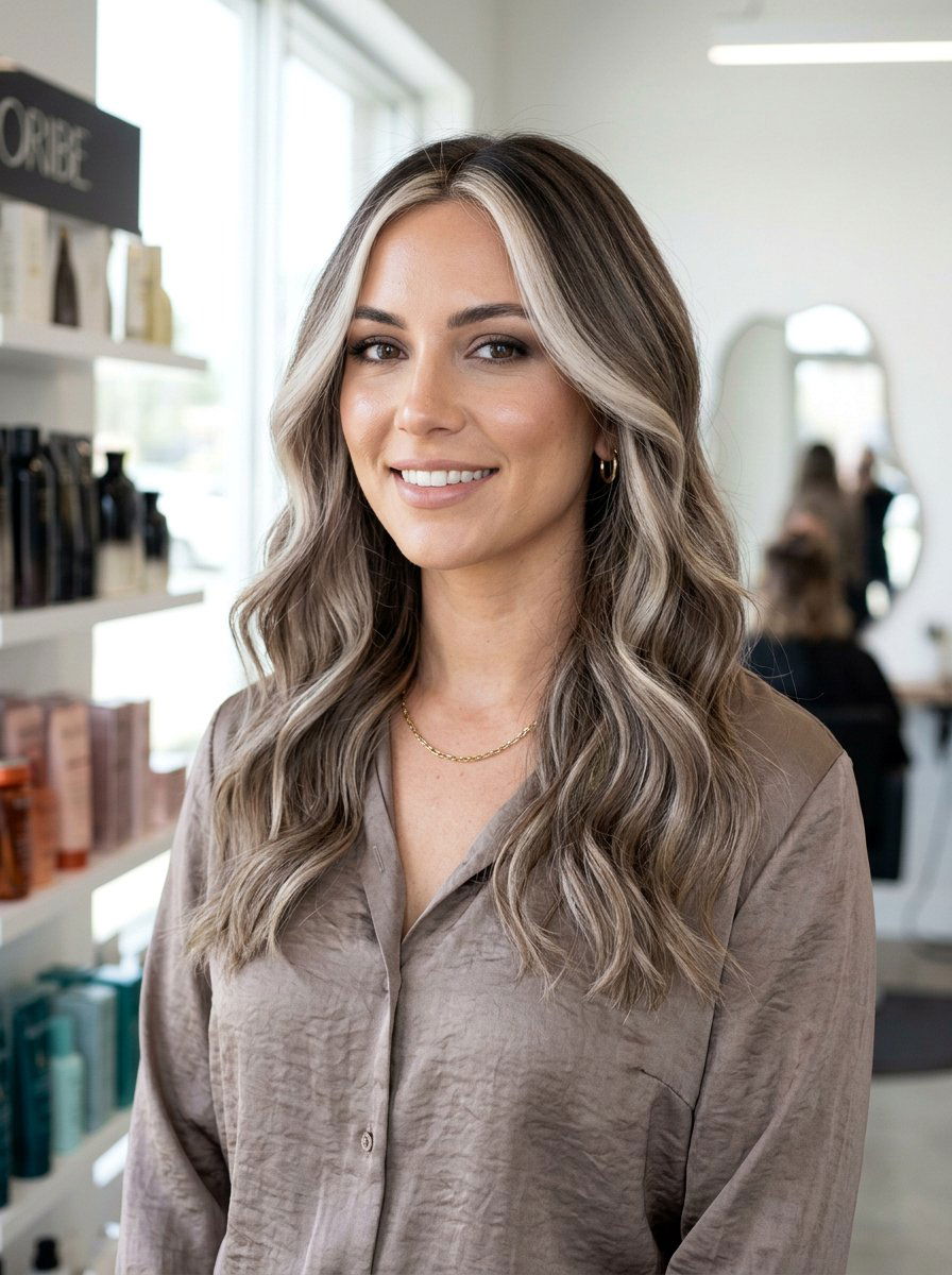 Smoky Bronde Balayage With Money Piece - 20 smoky bronde balayage - 20 smoky bronde balayage