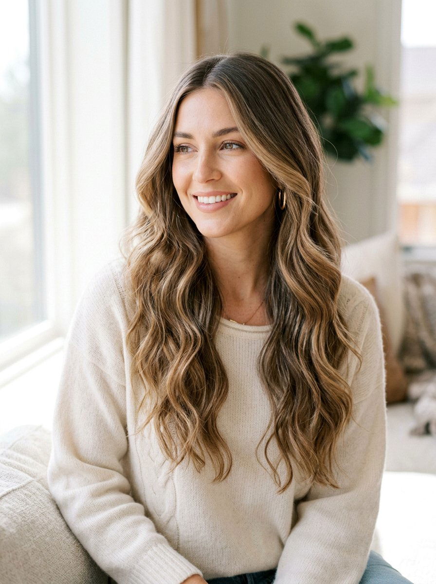 Smoky Bronde Balayage With Warm Caramel Blend - 20 smoky bronde balayage - 20 smoky bronde balayage