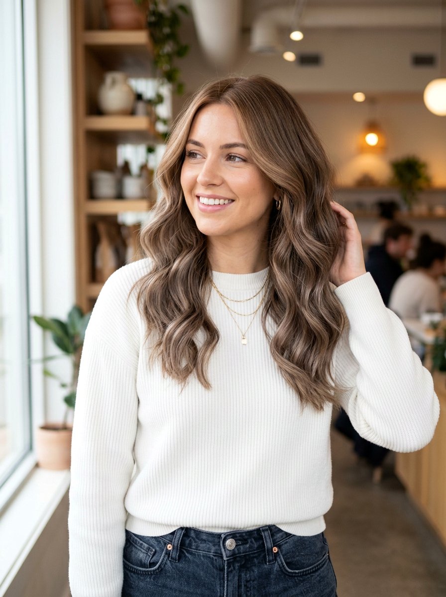 Smoky Brown Balayage On Light Brown Hair - 20 smoky brown balayage - 20 smoky brown balayage