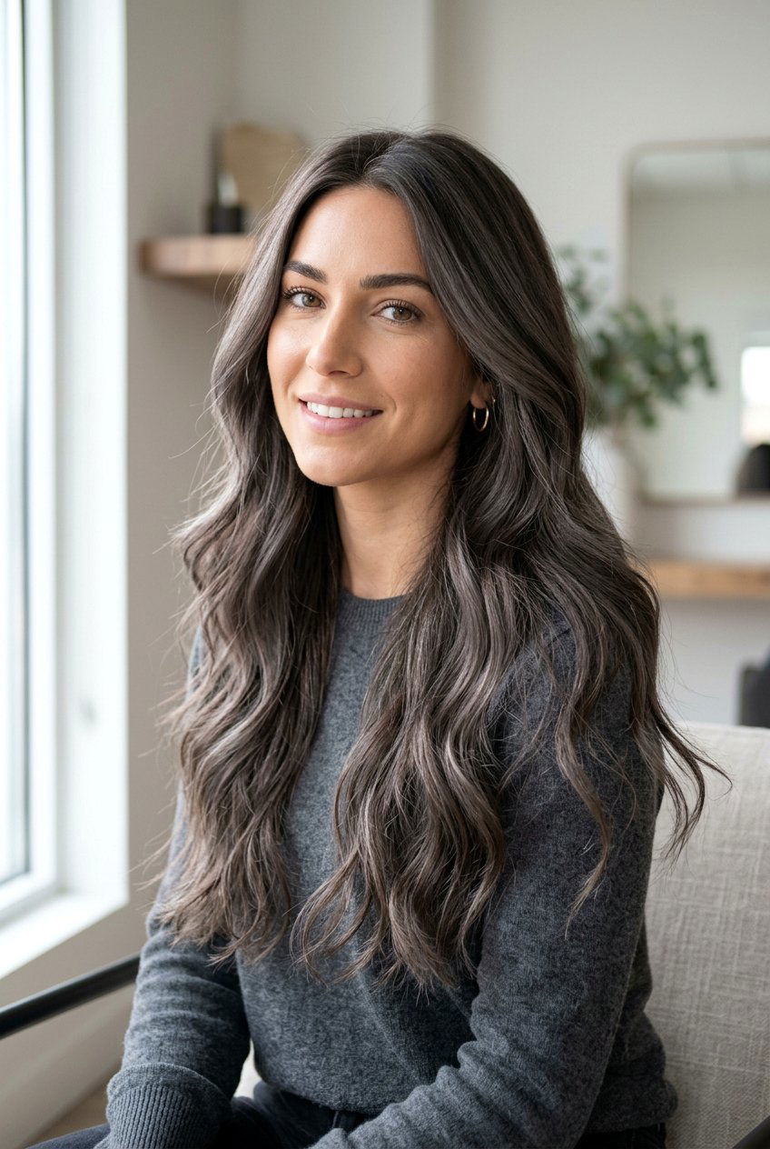 Smoky Brown Hair - 20 hair color ideas for brunettes - 20 hair color ideas for brunettes