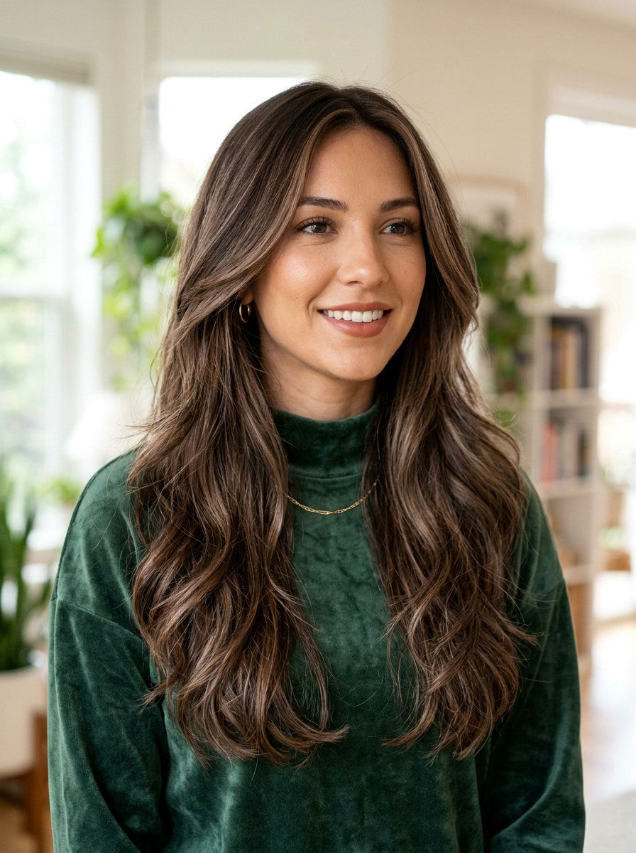 Smoky Caramel Brunette - 20 winter smoky brunette hair color - 20 winter smoky brunette hair color