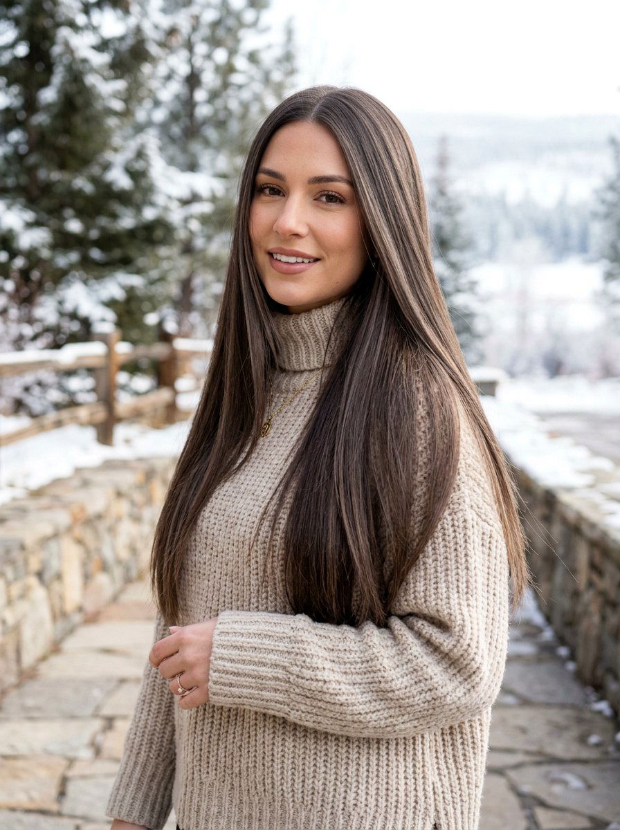 Smoky Espresso Brown Hair - 20 winter smoky brunette hair color - 20 winter smoky brunette hair color