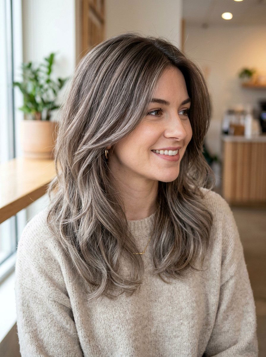 Smoky Hazelnut Brown Hair - 20 winter smoky brunette hair color - 20 winter smoky brunette hair color