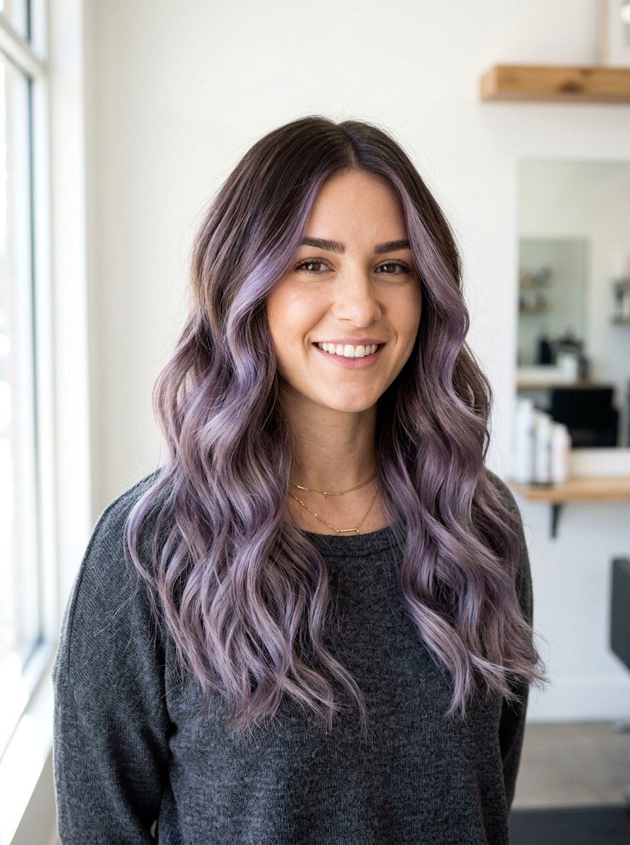 Smoky Lilac Balayage Maintenance - 20 smoky lilac balayage - 20 smoky lilac balayage