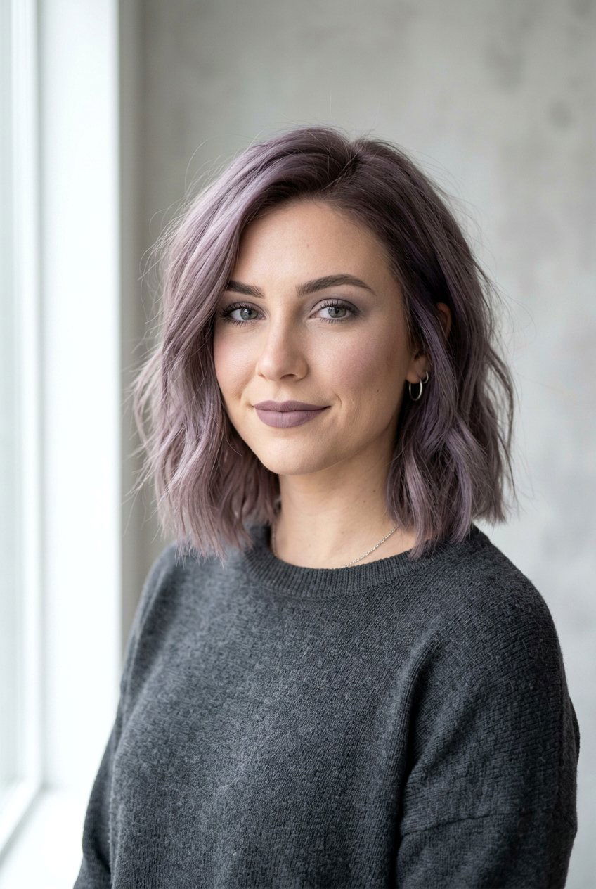 Smoky Mauve Hair Color - 20 mauve hair color ideas - 20 mauve hair color ideas