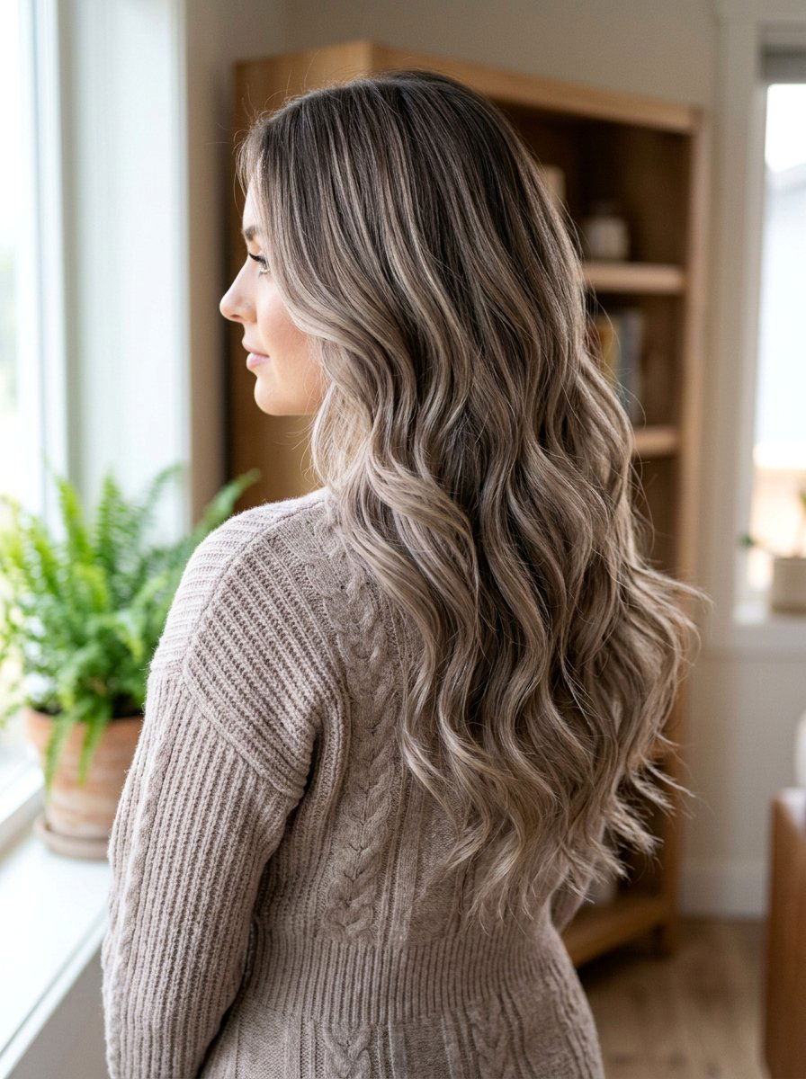 Smoky Mushroom Blonde Balayage On Long Hair - 20 smoky mushroom blonde hair - 20 smoky mushroom blonde hair