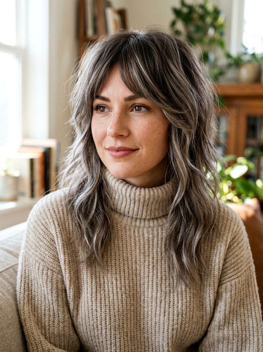 Smoky Mushroom Brown Hair - 20 winter smoky brunette hair color - 20 winter smoky brunette hair color