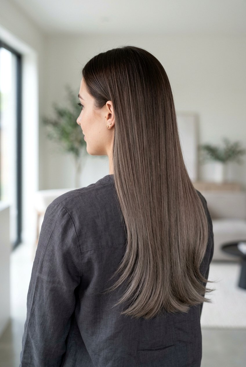 Smoky Mushroom Brown Ombre - 20 mushroom brown hair color - 20 mushroom brown hair color