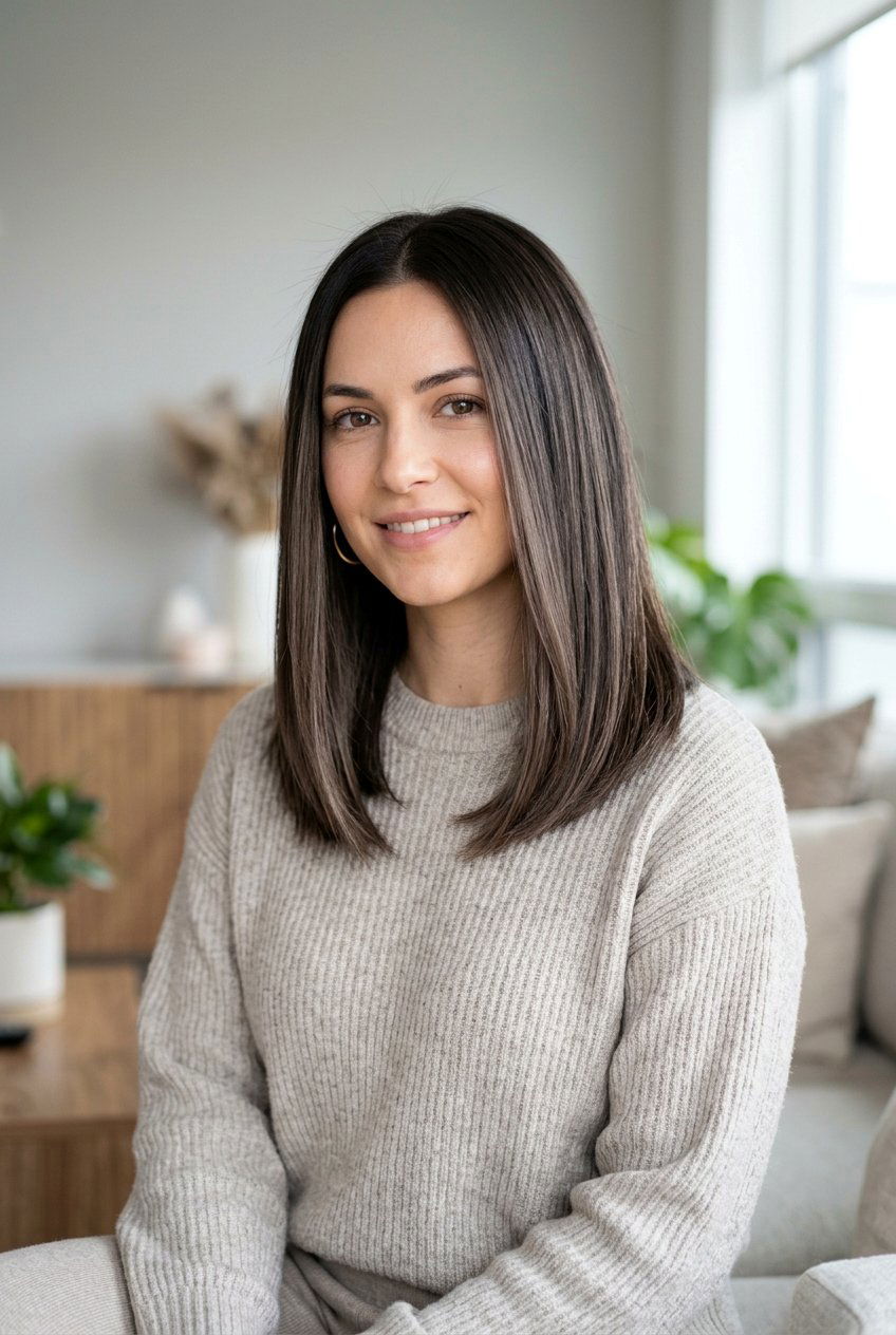 Smoky Mushroom Highlights On Brunette Hair - 20 mushroom highlights on brunette hair - 20 mushroom highlights on brunette hair