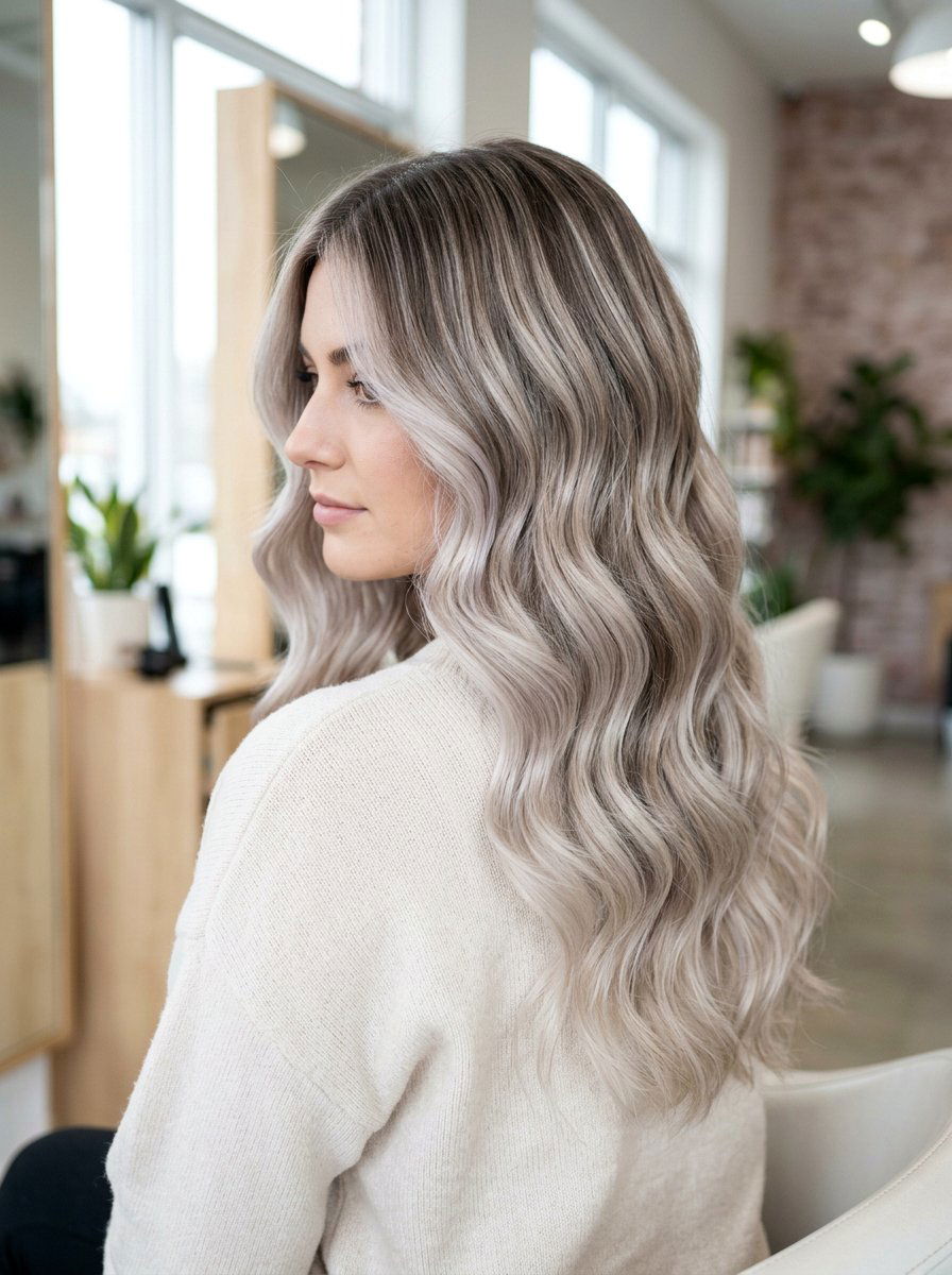 Smoky Opal Blonde Balayage - 20 smoky opal hair color - 20 smoky opal hair color