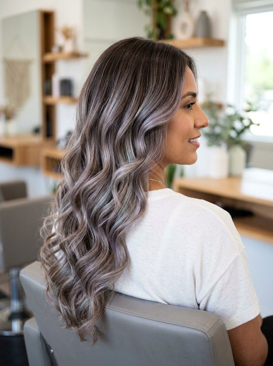 Smoky Opal Brunette Balayage - 20 smoky opal hair color - 20 smoky opal hair color