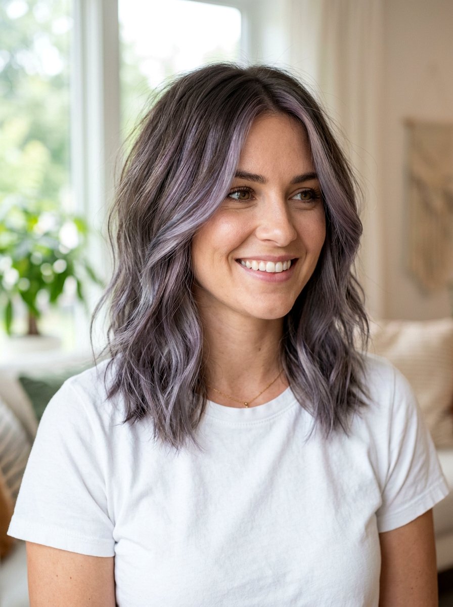 Smoky Opal Face Framing Layers - 20 smoky opal hair color - 20 smoky opal hair color