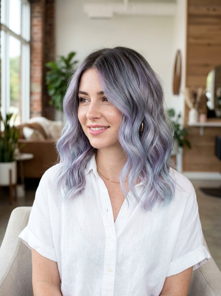 Smoky Opal Lob Hair - 20 smoky opal hair color - 20 smoky opal hair color