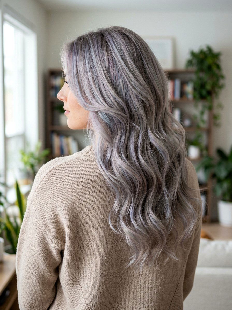 Smoky Opal Long Layered Hair - 20 smoky opal hair color - 20 smoky opal hair color