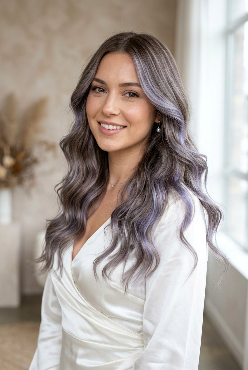 Smoky Pearl Balayage - 20 smoky brunette balayage for women - 20 smoky brunette balayage for women