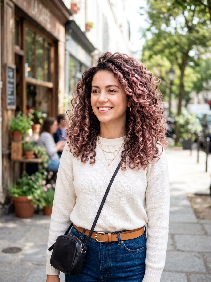 Smoky Rose Balayage Curly Hair - 20 smoky rose balayage hair - 20 smoky rose balayage hair