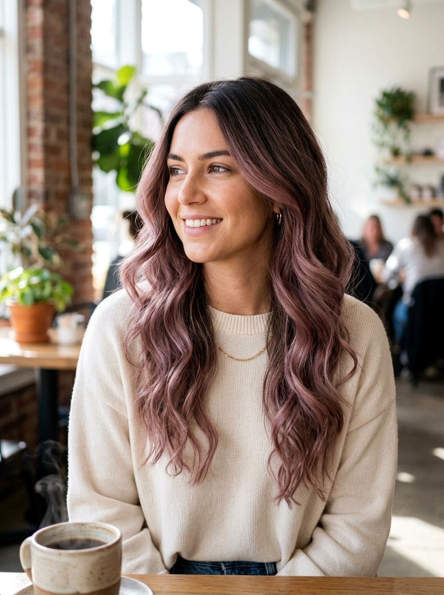 Smoky Rose Balayage For Low Maintenance - 20 smoky rose balayage hair - 20 smoky rose balayage hair