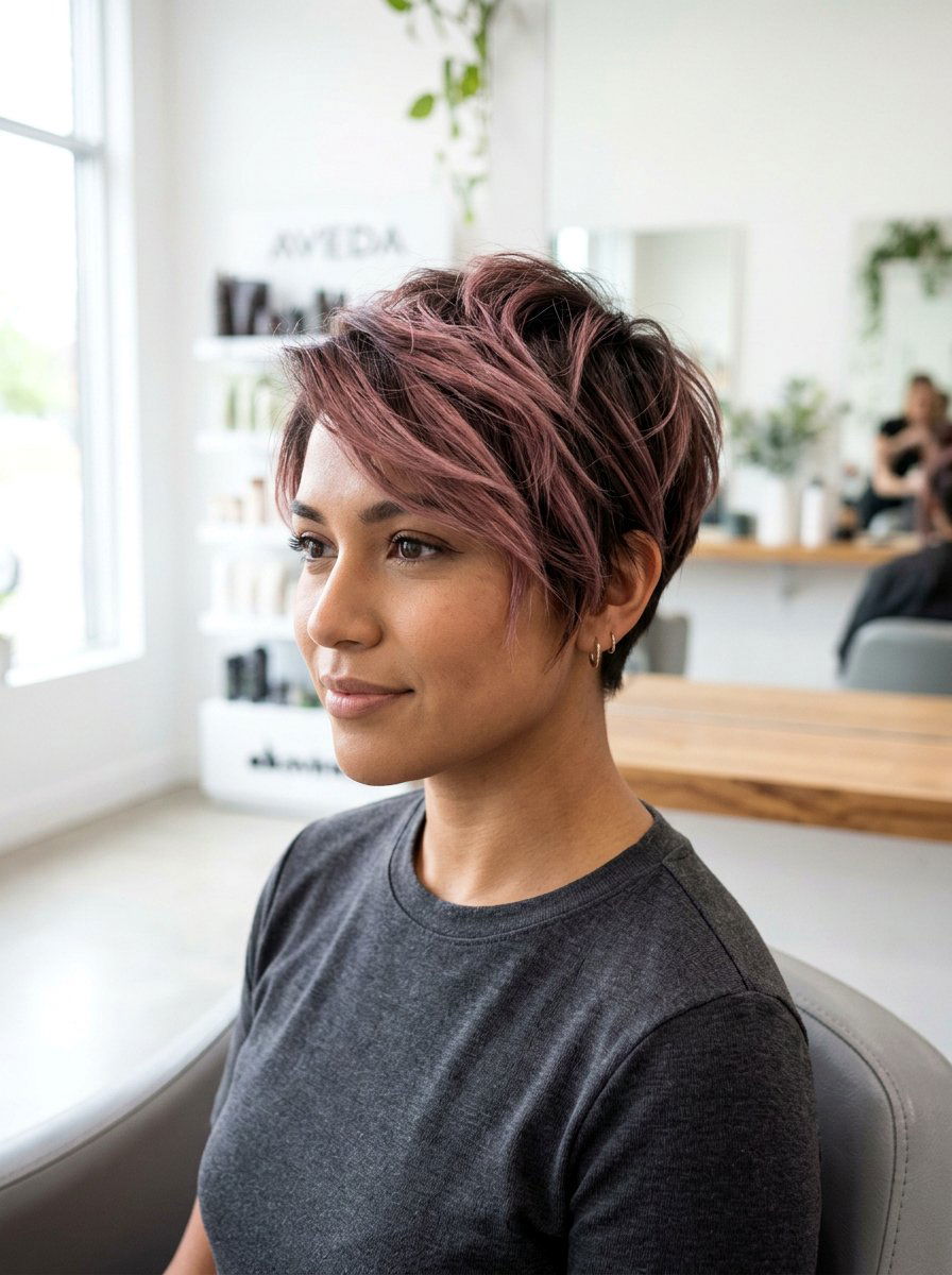 Smoky Rose Balayage For Short Hair - 20 smoky rose balayage hair - 20 smoky rose balayage hair