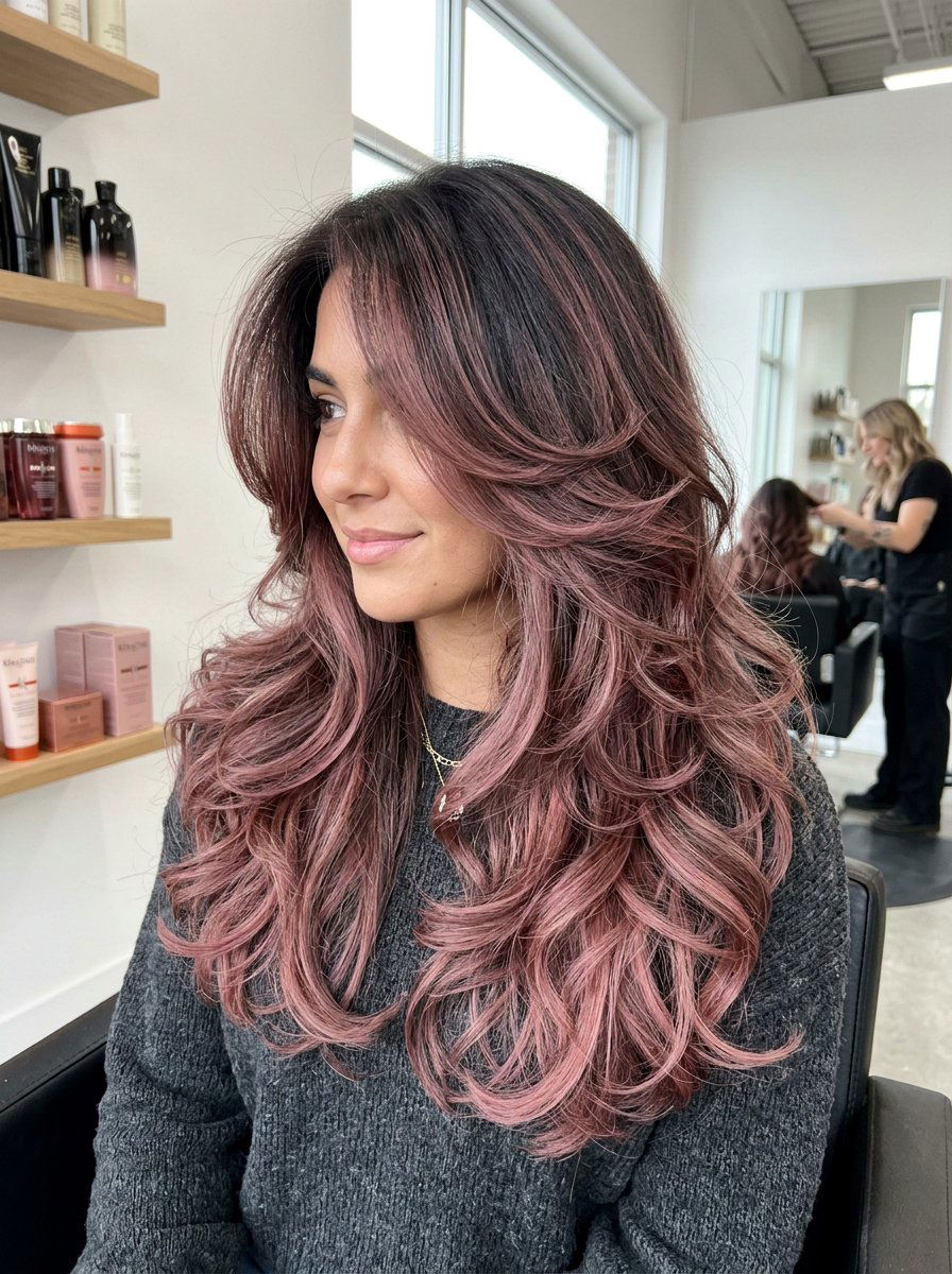 Smoky Rose Balayage For Thick Hair - 20 smoky rose balayage hair - 20 smoky rose balayage hair