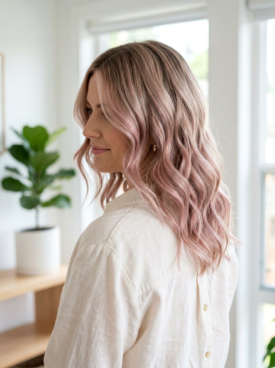 Smoky Rose Balayage On Blonde Hair - 20 smoky rose balayage hair - 20 smoky rose balayage hair