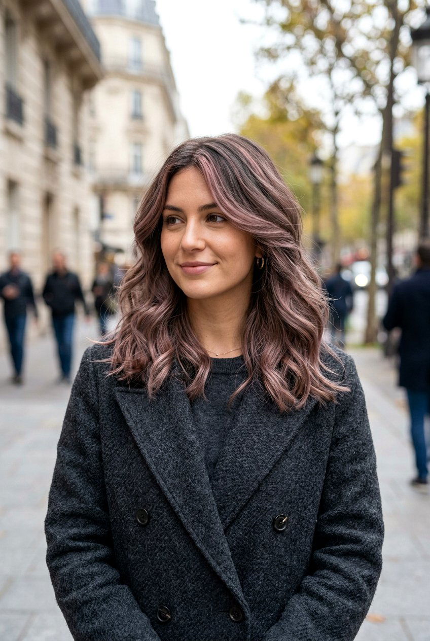 Smoky Rose Brown - 20 rose brown hair color for mature women - 20 rose brown hair color for mature women