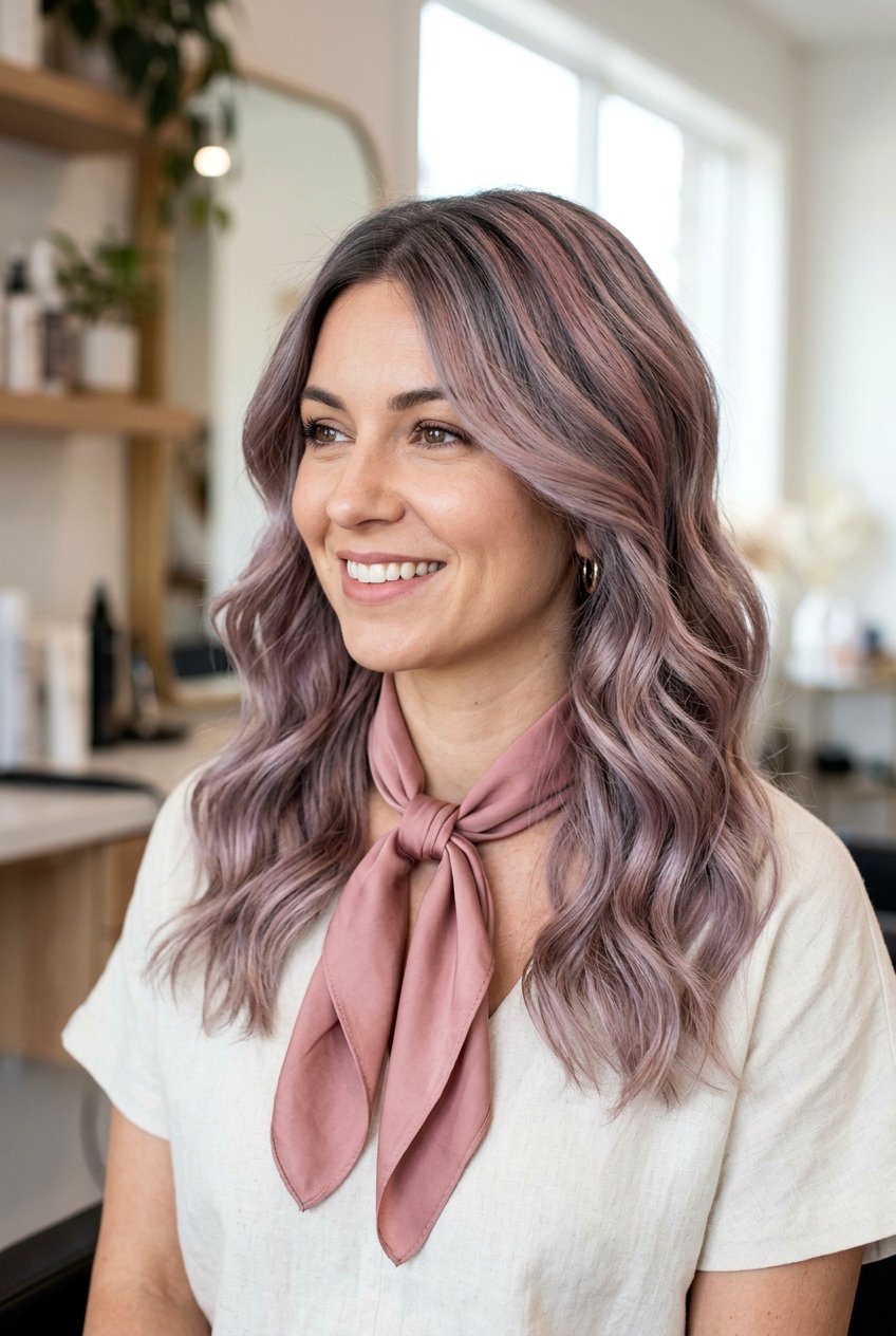 Smoky Rose Gray Hair Color - 20 elegant gray blend hair color - 20 elegant gray blend hair color