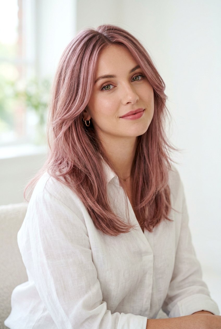 Smoky Rose On Fine Hair For Volume - 20 smoky rose hair color - 20 smoky rose hair color