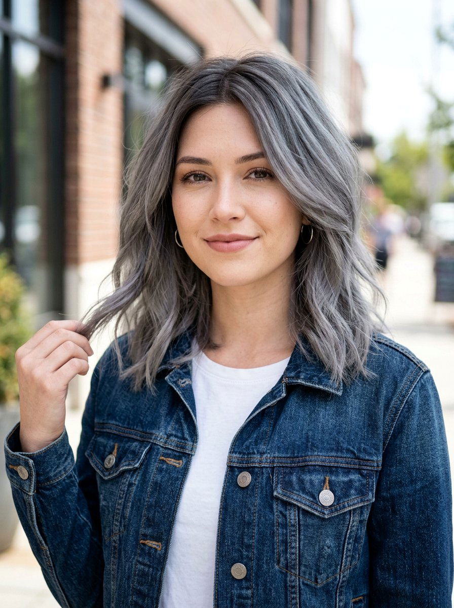 Smoky Silver Gray Hair Color - 20 trendy silver gray hair color 2026 - 20 trendy silver gray hair color 2026