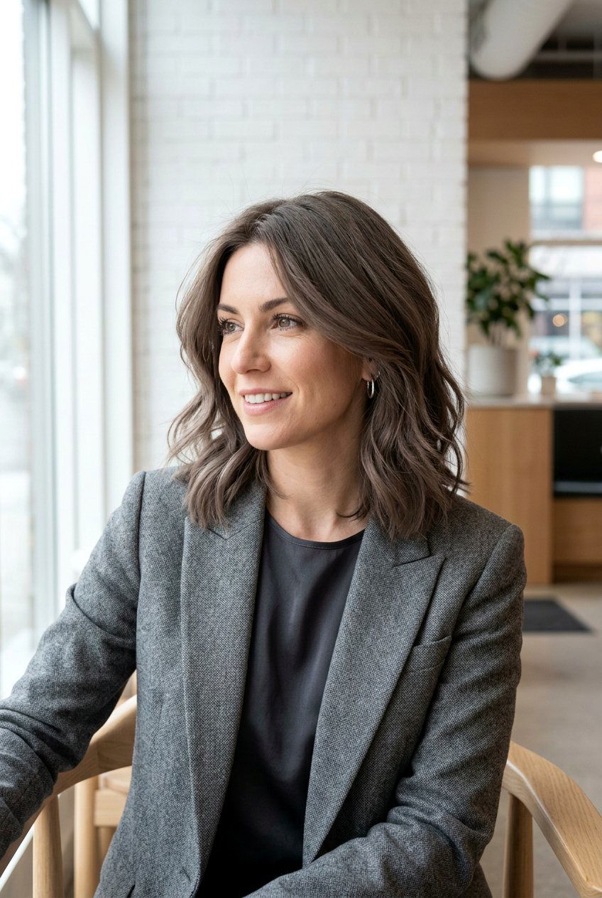 Smoky Taupe - 20 classy brunette hair color ideas - 20 classy brunette hair color ideas