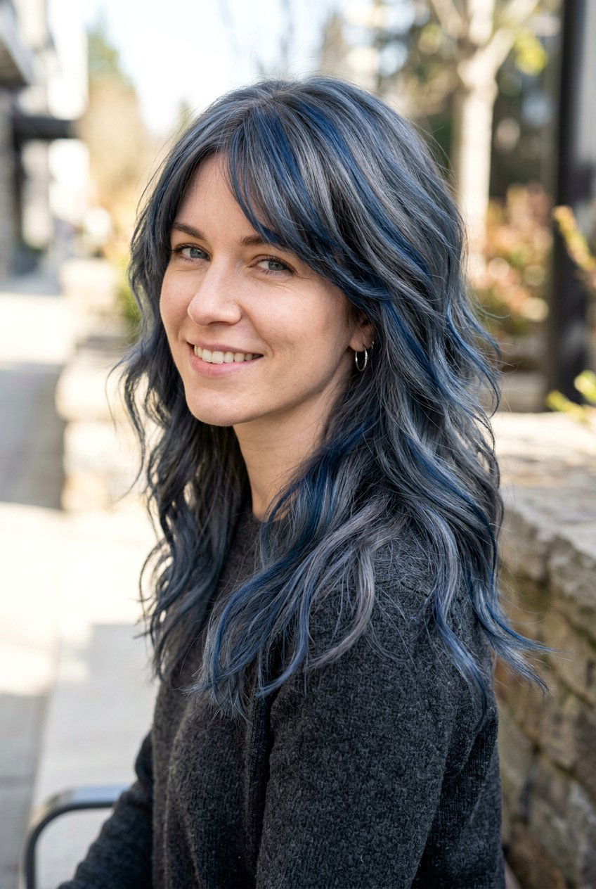 Smoky blue gray hair - 20 smoky gray hair color - 20 smoky gray hair color