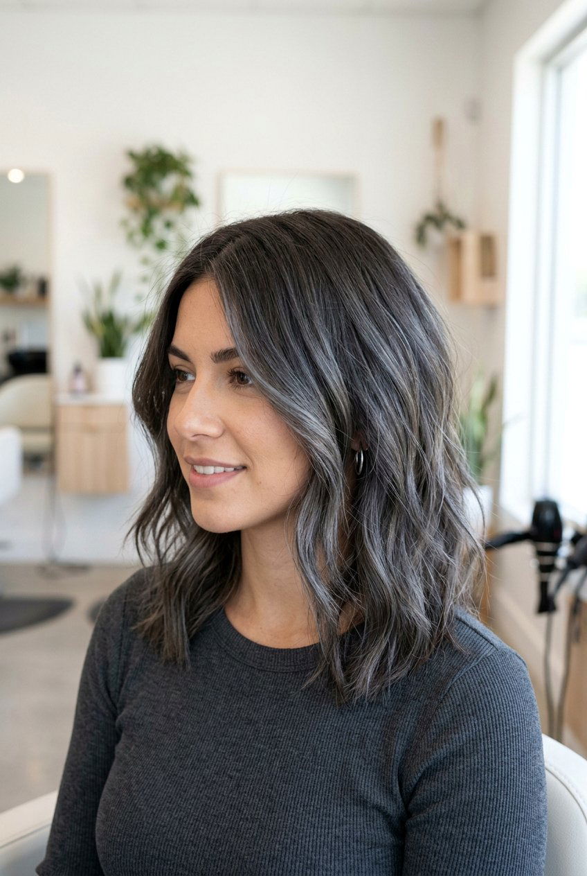 Smoky brunette color - 20 lived in brunette hair - 20 lived in brunette hair