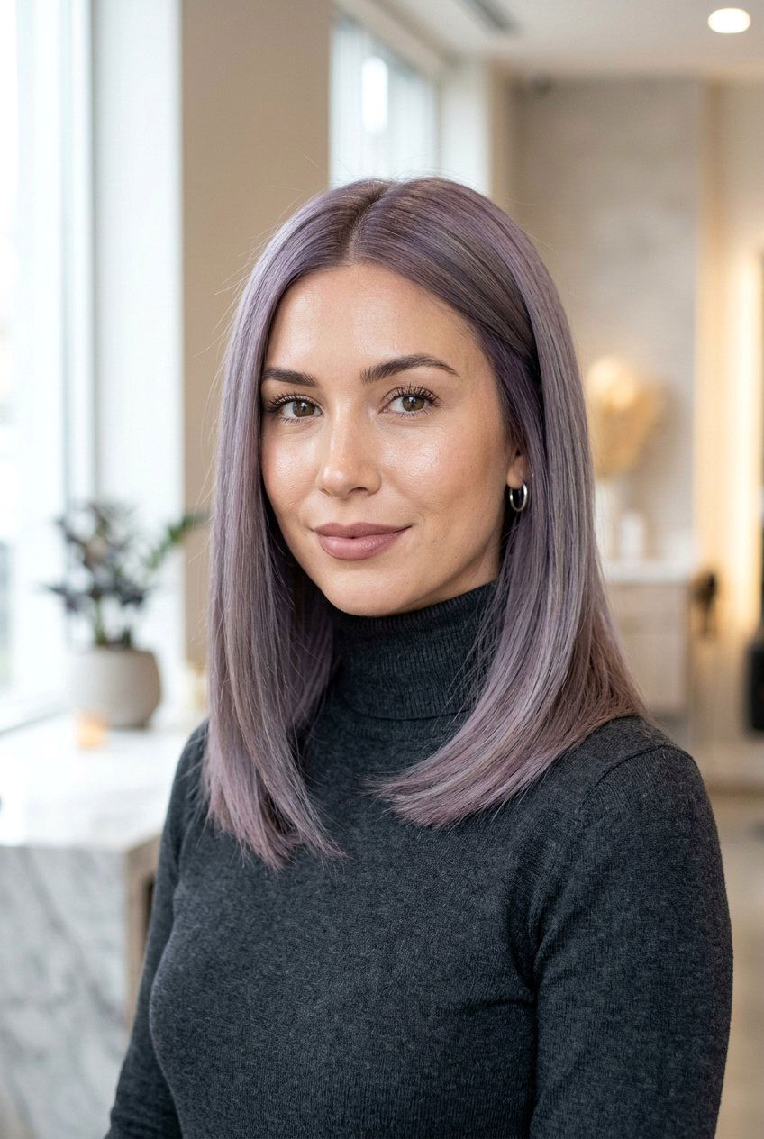 Smoky lilac hair - 20 lilac hair color ideas - 20 lilac hair color ideas