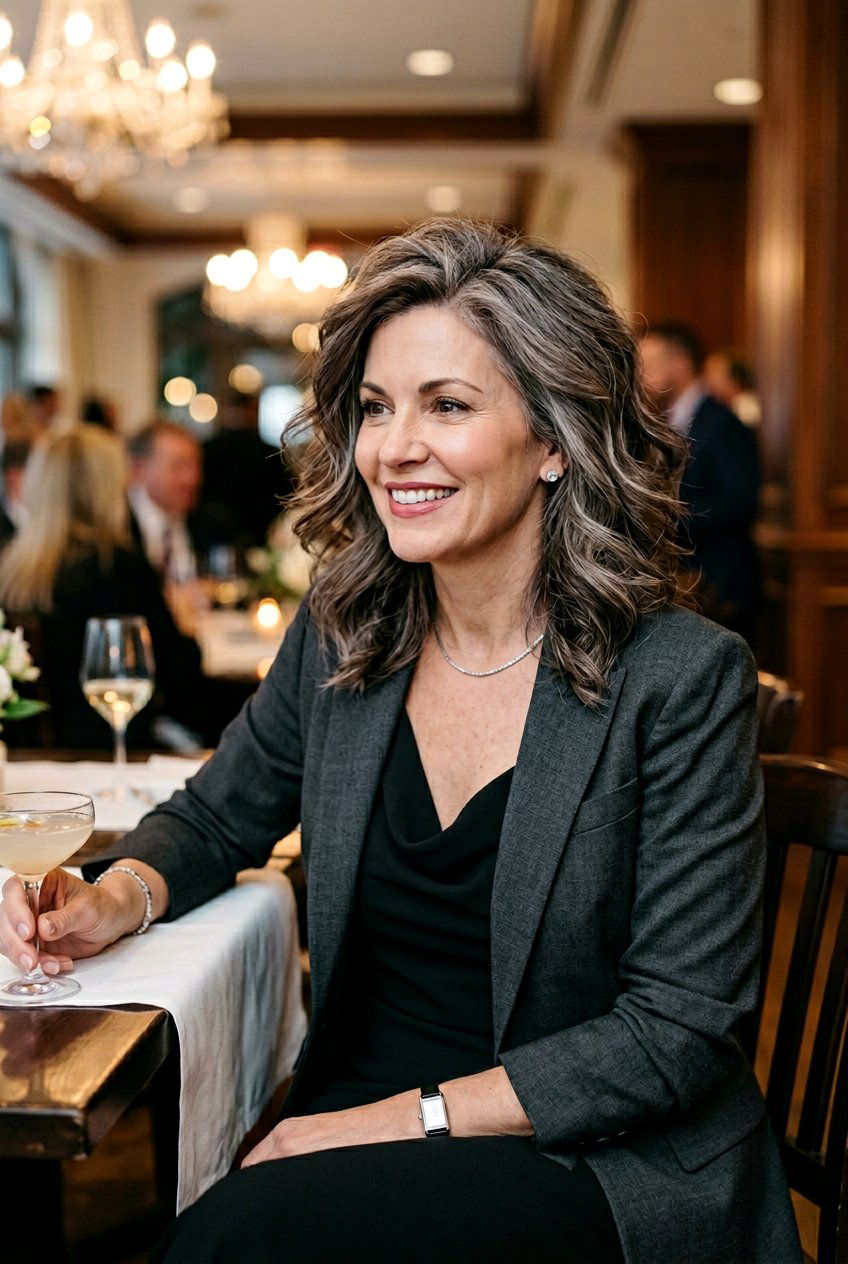 Smoky mushroom brunette for natural gray - 20 mushroom brunette gray blend - 20 mushroom brunette gray blend