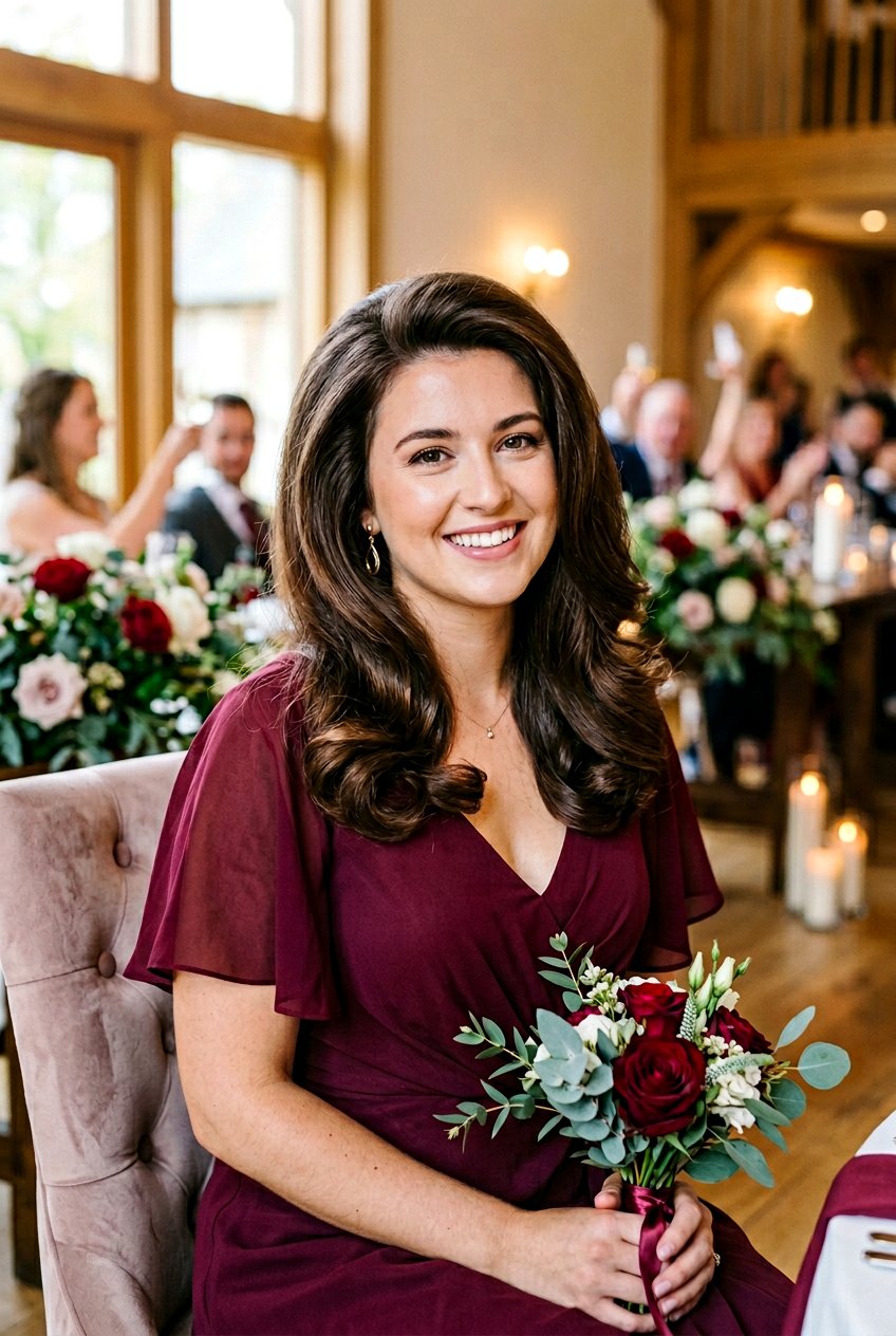 Smooth Blowout - 20 bridesmaid hairstyles for shoulder length hair - 20 bridesmaid hairstyles for shoulder length hair