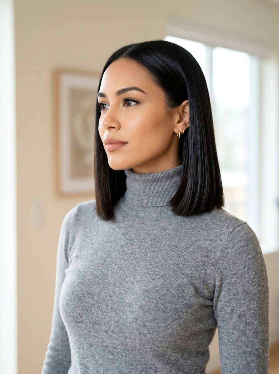 Smooth Blunt Bob - 20 classy hairstyle ideas for women - 20 classy hairstyle ideas for women