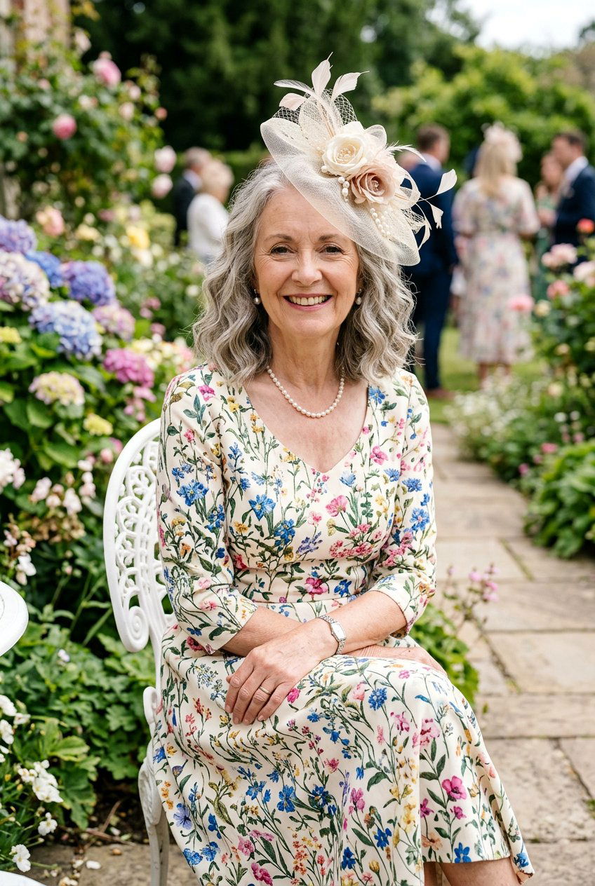 Smooth Lob With Waves - 20 wedding guest hairstyles for older women - 20 wedding guest hairstyles for older women