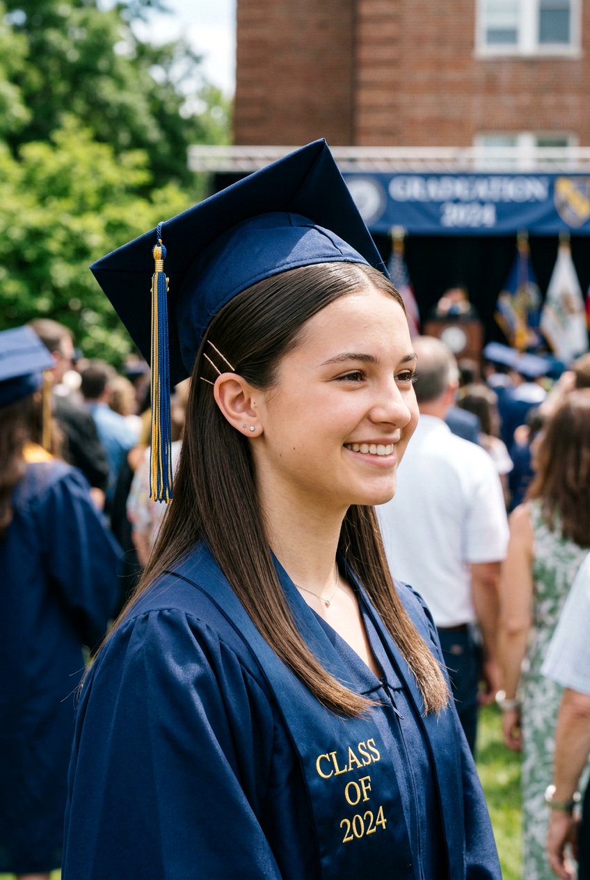 Smooth Pinned Back Sides - 20 graduation hairstyle for teenage girls - 20 graduation hairstyle for teenage girls