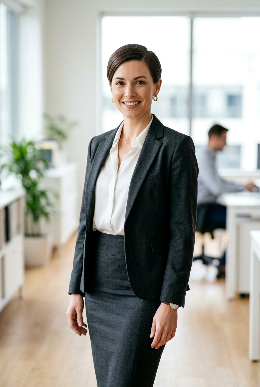 Smooth Pixie Cut With Deep Side Part - 20 classy office pixie haircut - 20 classy office pixie haircut