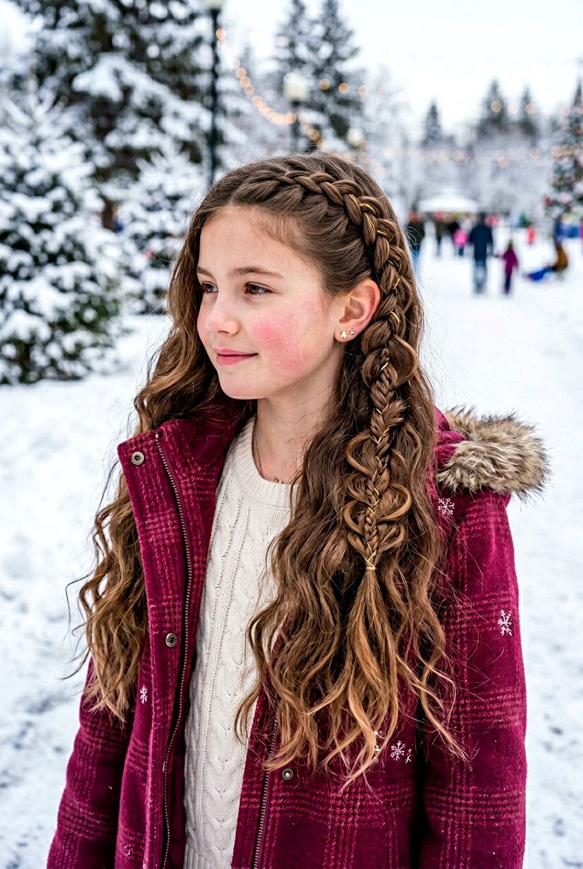 Snake Braid - 20 holiday hairstyle for girls with braids - 20 holiday hairstyle for girls with braids